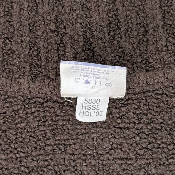 Cozy Chocolate Brown Textured Cardigan Minimalist Soft Knit Neutral Aesthetic - Picture 9 of 12